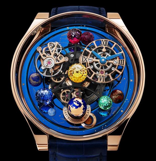 Replica Jacob & Co. ASTRONOMIA SOLAR CONSTELLATIONS PLANETS AND YELLOW STONE AS300.40.AA.AB.A watch